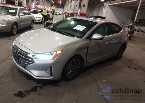 2019 Hyundai Elantra Limited из США, поврежденный, VIN 5NPD84LF1KH446732